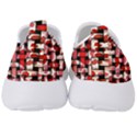 Background Red Summary Men s Slip On Sneakers View4