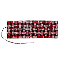 Background Red Summary Roll Up Canvas Pencil Holder (m) by HermanTelo