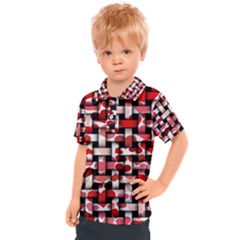 Background Red Summary Kids  Polo Tee