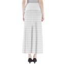 Aesthetic Black and White grid paper imitation Full Length Maxi Skirt View2