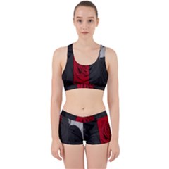 Roses Rouge Fleurs Work It Out Gym Set by kcreatif