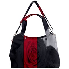 Roses Rouge Fleurs Double Compartment Shoulder Bag by kcreatif