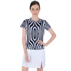 Abstrait Zèbres Taches Women s Sports Top