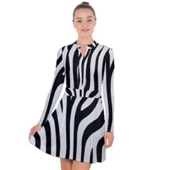 Pattern Zèbres Taches Long Sleeve Panel Dress by kcreatif