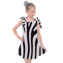 Pattern Zèbres Taches Kids  Tie Up Tunic Dress by kcreatif