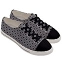 Pattern Formes Ronds Noir/Blanc Men s Low Top Canvas Sneakers View3