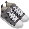 Pattern Formes Ronds Noir/Blanc Kids  Mid-Top Canvas Sneakers View3