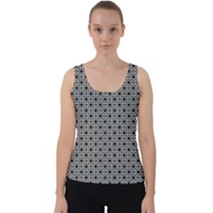 Pattern Formes Ronds Noir/blanc Velvet Tank Top by kcreatif