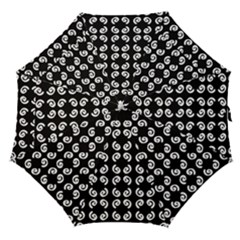 Pattern Formes Ronds Noir Straight Umbrellas by kcreatif