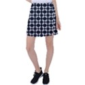 Pattern Formes Ronds Noir Tennis Skirt View1