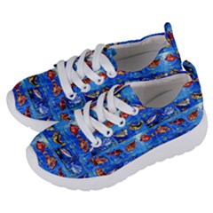 Fish Stamp 2 Kids  Lightweight Sports Shoes by ArtworkByPatrick