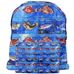 Fish Stamp 2 Giant Full Print Backpack by ArtworkByPatrick