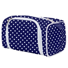 Pois Blanc/marine Toiletries Pouch