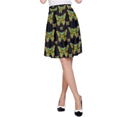 Butterflies With Wings Of Freedom And Love Life A-line Skirt by pepitasart