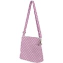 Pois Blanc/Rose Zipper Messenger Bag View2