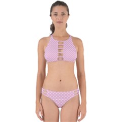 Pois Blanc/rose Perfectly Cut Out Bikini Set by kcreatif