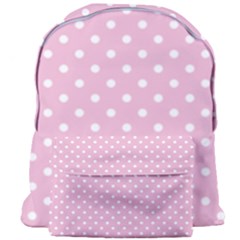 Pois Blanc/rose Giant Full Print Backpack by kcreatif