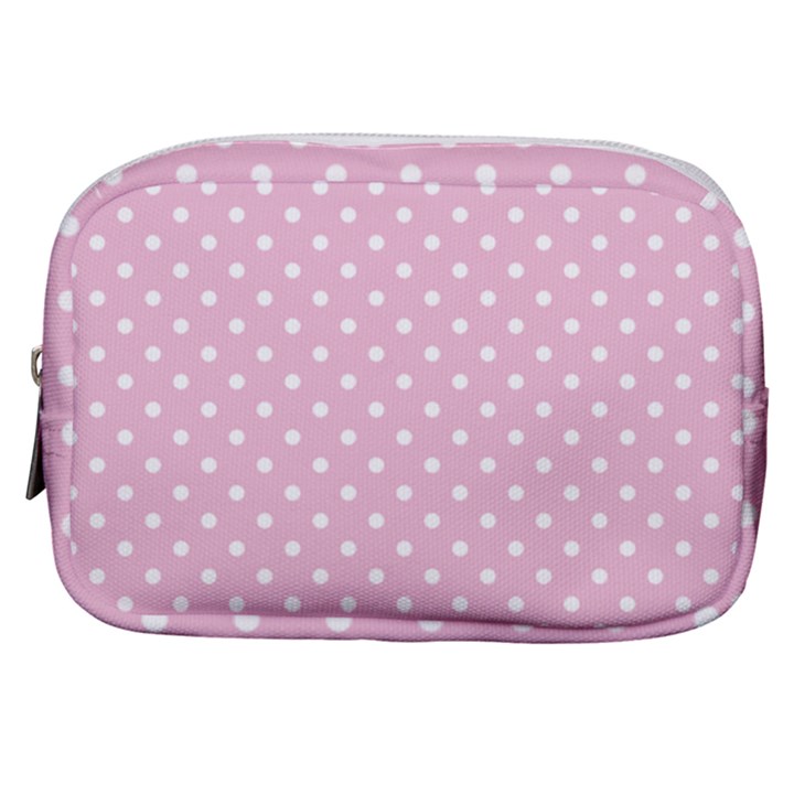 Pois Blanc/Rose Make Up Pouch (Small)