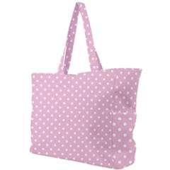 Pois Blanc/rose Simple Shoulder Bag by kcreatif