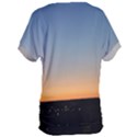 Photo Coucher du soleil Bleu/Orange Women s Oversized Tee View2