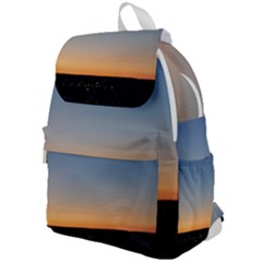 Photo Coucher Du Soleil Bleu/orange Top Flap Backpack by kcreatif