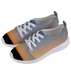 Photo Coucher Du Soleil Bleu/orange Women s Lightweight Sports Shoes by kcreatif