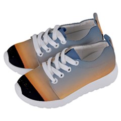 Photo Coucher Du Soleil Bleu/orange Kids  Lightweight Sports Shoes by kcreatif