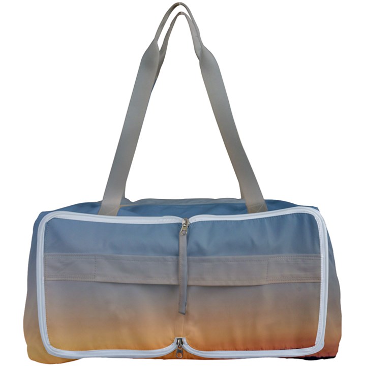 Photo Coucher du soleil Bleu/Orange Multi Function Bag