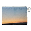 Photo Coucher du soleil Bleu/Orange Canvas Cosmetic Bag (XL) View2