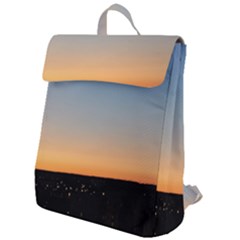 Photo Coucher Du Soleil Bleu/orange Flap Top Backpack by kcreatif