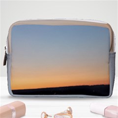 Photo Coucher Du Soleil Bleu/orange Make Up Pouch (medium) by kcreatif