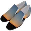 Photo Coucher du soleil Bleu/Orange Women Slip On Heel Loafers View2