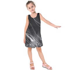 Photo Lumière Noir/gris Kids  Sleeveless Dress by kcreatif