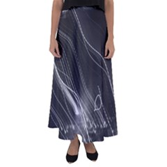 Photo Lumière Noir/gris Flared Maxi Skirt by kcreatif