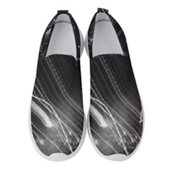 Photo Lumière Noir/gris Women s Slip On Sneakers by kcreatif