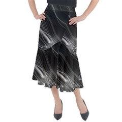 Photo Lumière Noir/gris Midi Mermaid Skirt by kcreatif