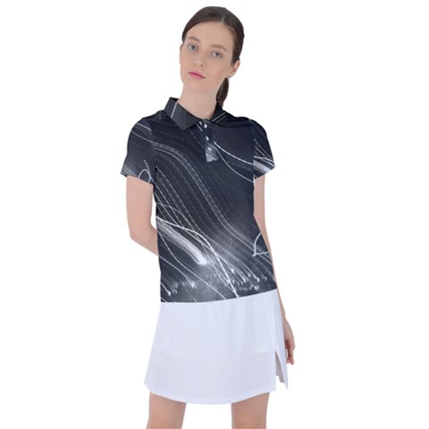 Photo Lumière Noir/gris Women s Polo Tee by kcreatif