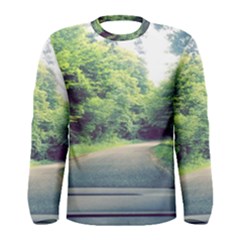 Photo Vue Sur Forêt  Men s Long Sleeve Tee by kcreatif