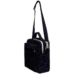 Pattern Abstrait Blanc/noir Crossbody Day Bag by kcreatif