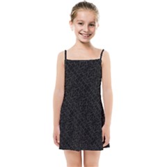 Pattern Abstrait Blanc/noir Kids  Summer Sun Dress by kcreatif