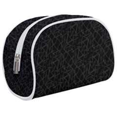 Pattern Abstrait Blanc/noir Makeup Case (medium)