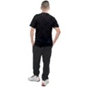 Pattern Abstrait Blanc/Noir Men s Sport Top View2