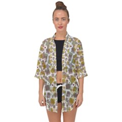 Zappwaits 88 Open Front Chiffon Kimono by zappwaits