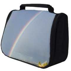 Double Rainbow On The Ocean In Puerto Rico Full Print Travel Pouch (big) by StarvingArtisan