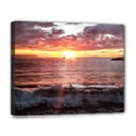 Sunset On The Ocean In Puerto Rico Deluxe Canvas 20  x 16  (Stretched) View1