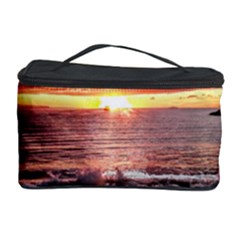 Sunset On The Ocean In Puerto Rico Cosmetic Storage by StarvingArtisan