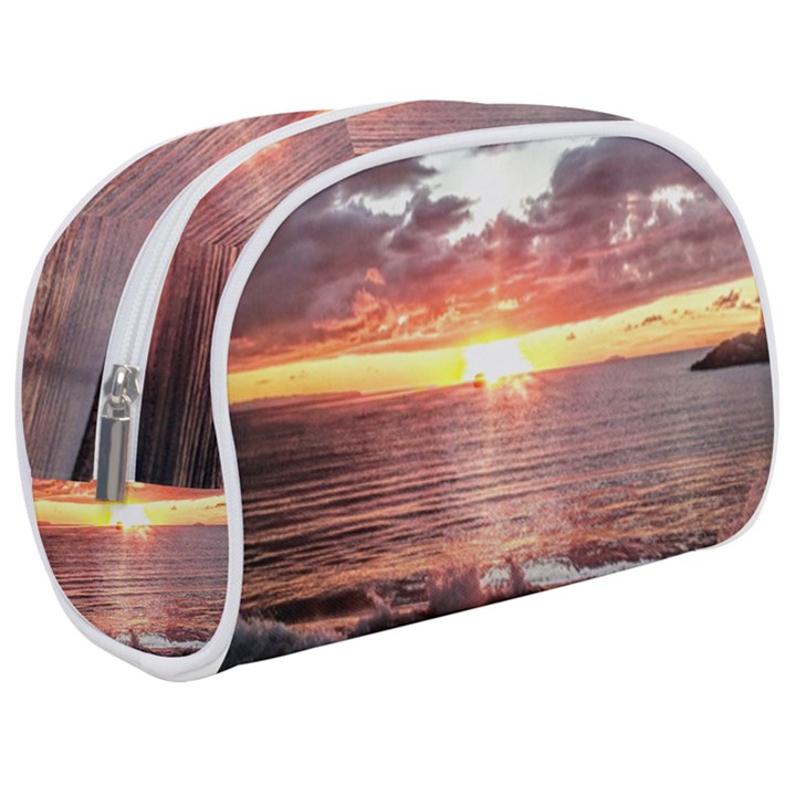 Sunset On The Ocean In Puerto Rico Makeup Case (Medium)