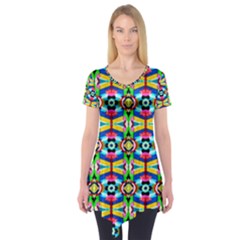 Ab 139 1 Short Sleeve Tunic  by ArtworkByPatrick