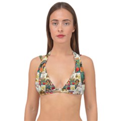 Labels Double Strap Halter Bikini Top