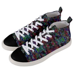 Ab 141 Men s Mid-top Canvas Sneakers by ArtworkByPatrick